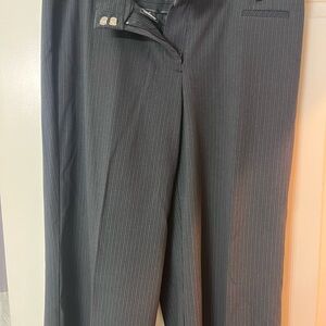 George Charcoal Pinstripe Dress Pants